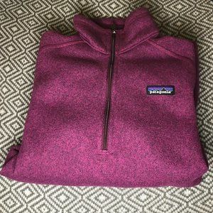 Purple Patagonia Quarter Zip